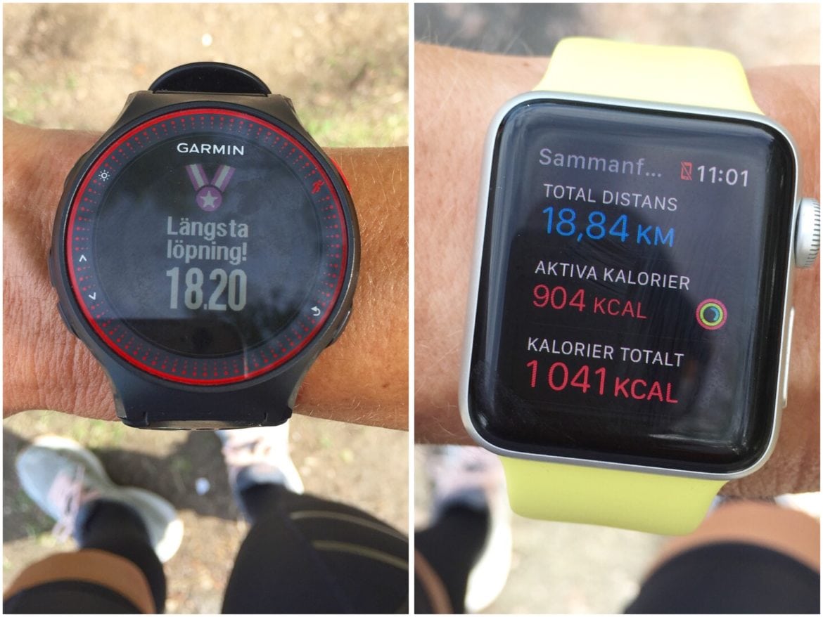 Apple Watch Garmin Forerunner 225