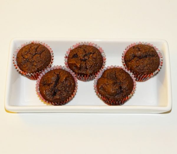 Choklad- & hasselnötsmuffins
