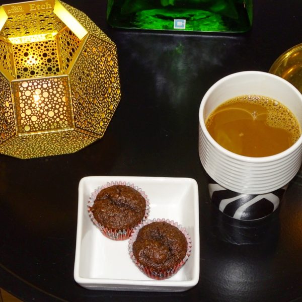 Choklad- & hasselnötsmuffins