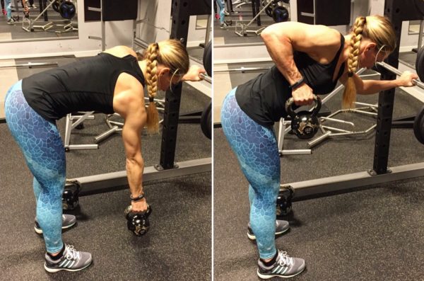 Enarmsrodd kettlebell