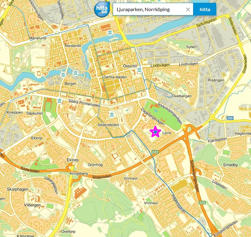 Ljuraparken med stjärna