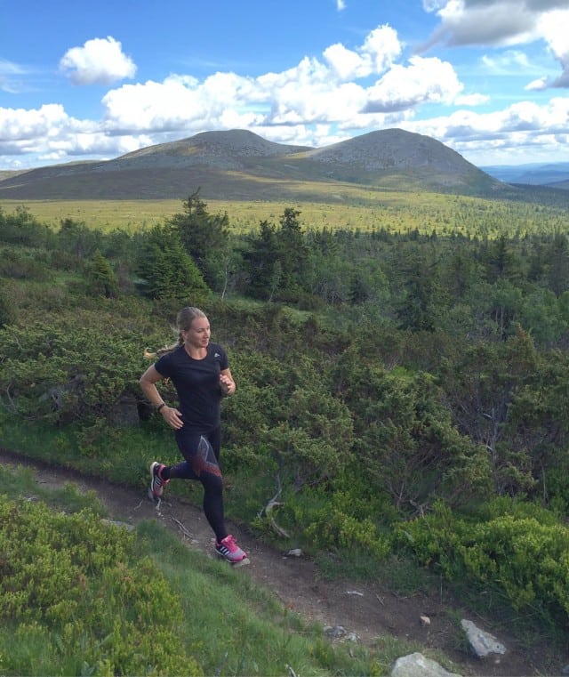 Vickan springer Trysilfjellet