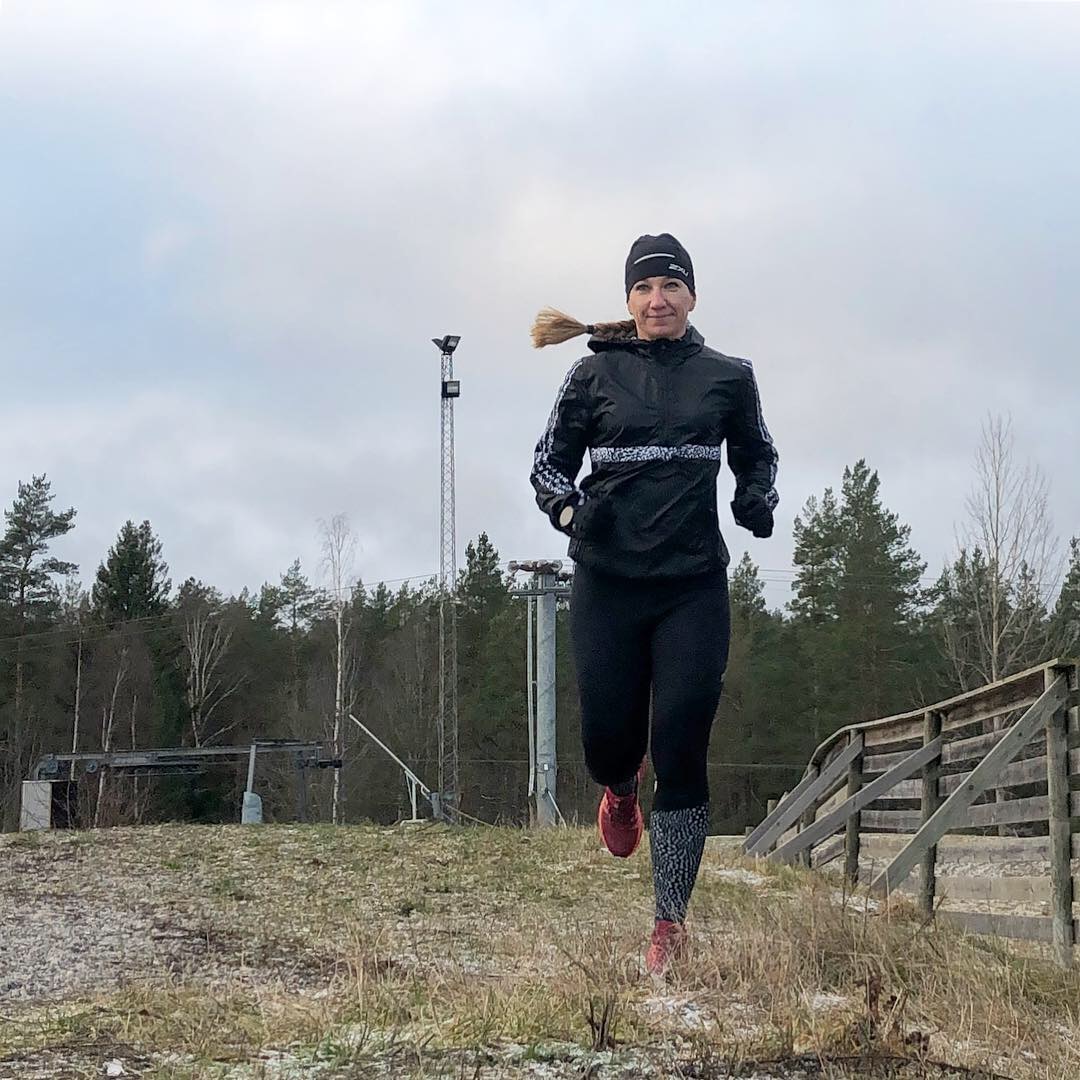 Ett fredagshopp och en löprunda