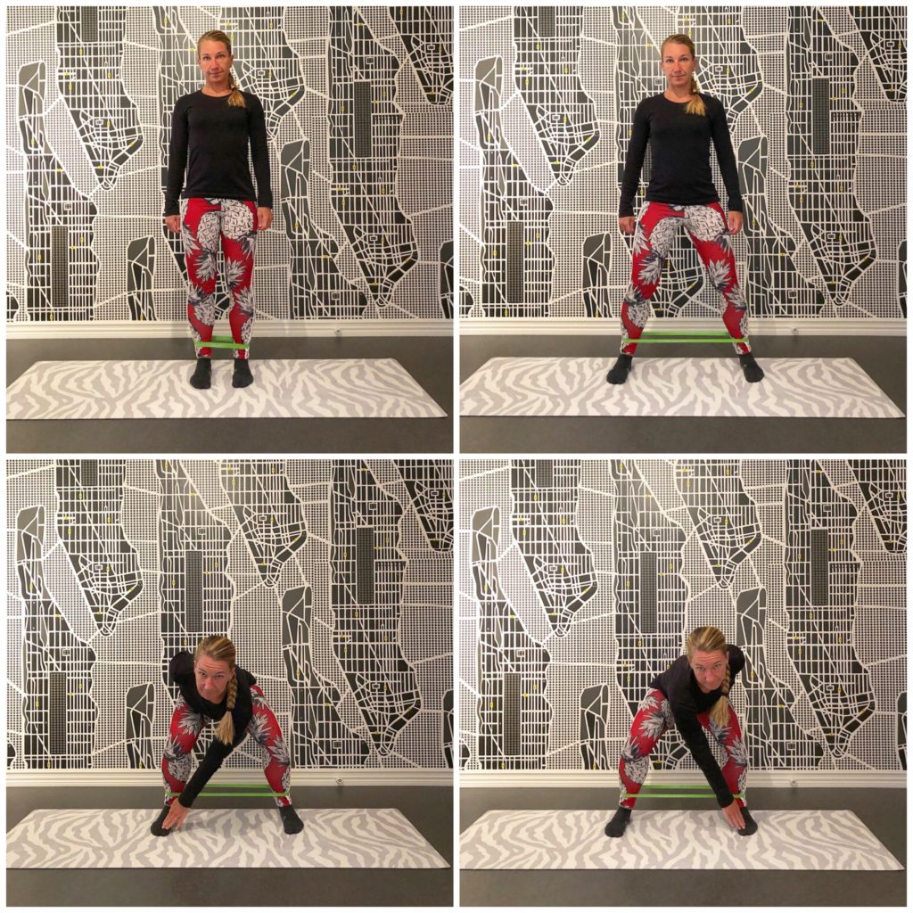 Squatjump med fottouch