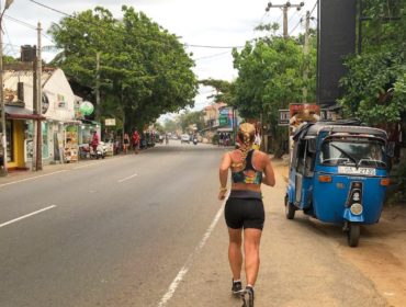 Löpning i Hikkaduwa