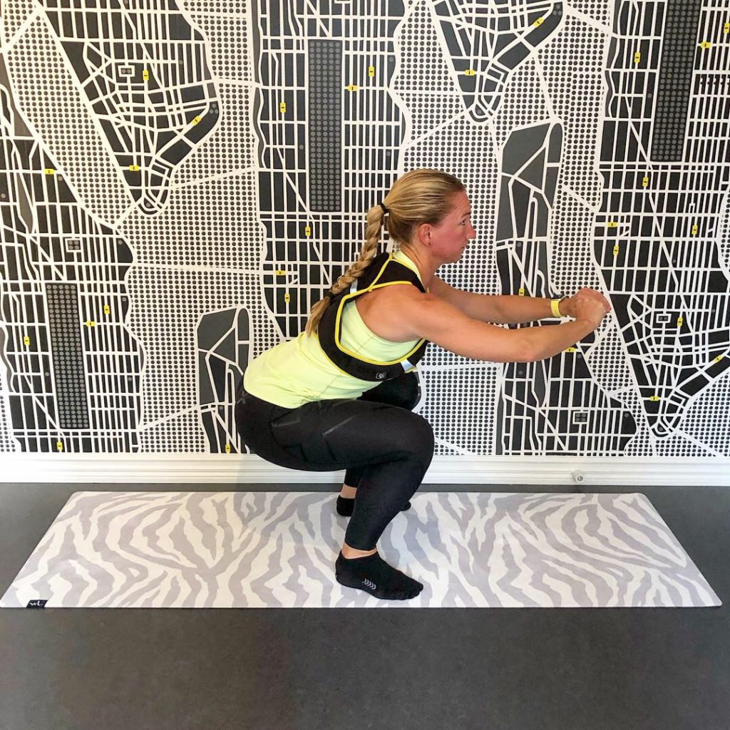 Squat med viktväst