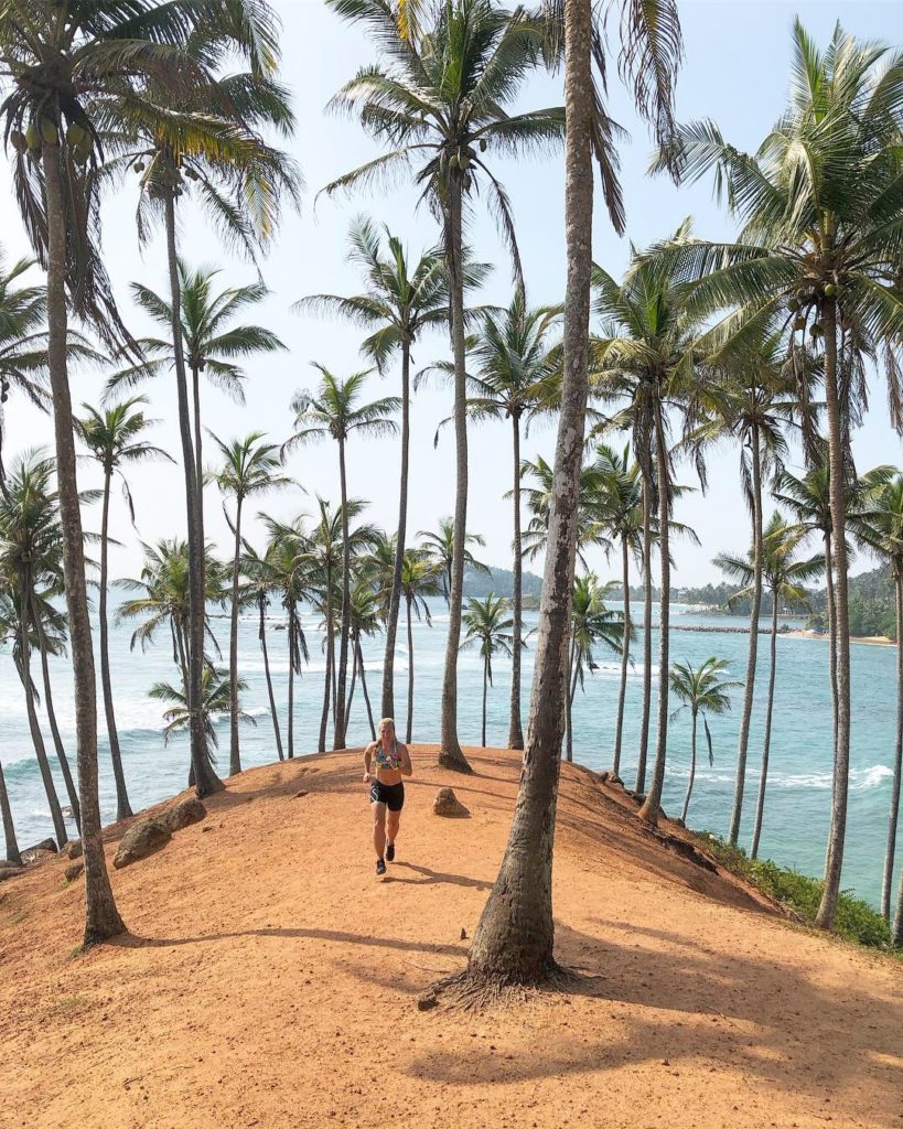 Löpning i Coconut Garden