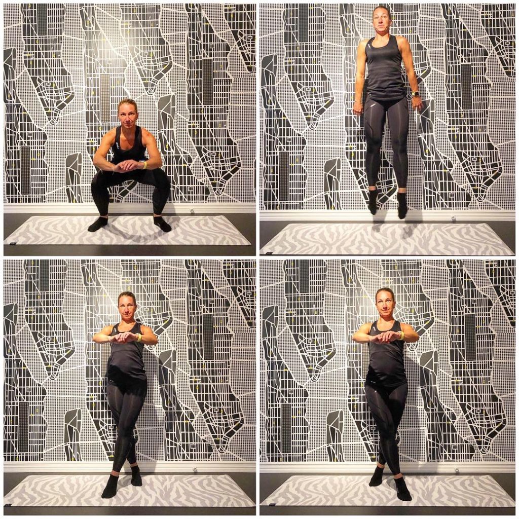 Squathopp med crisscross