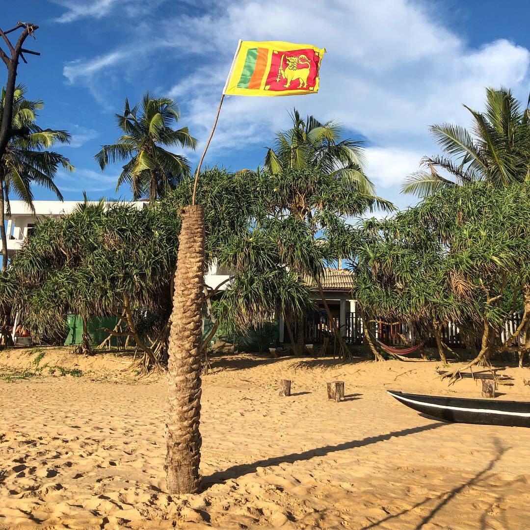 Sri Lanka flagga
