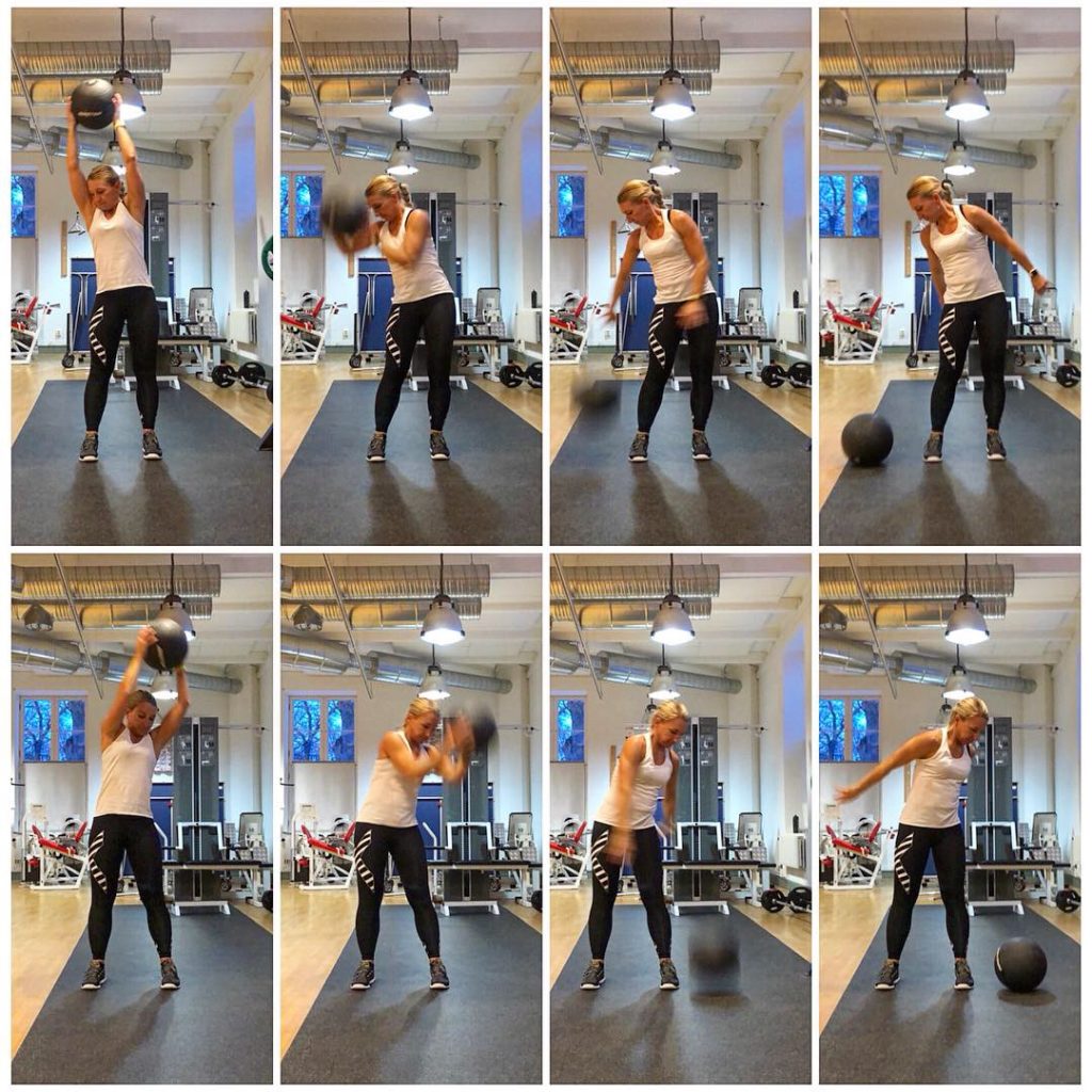 Stående rotation slamball