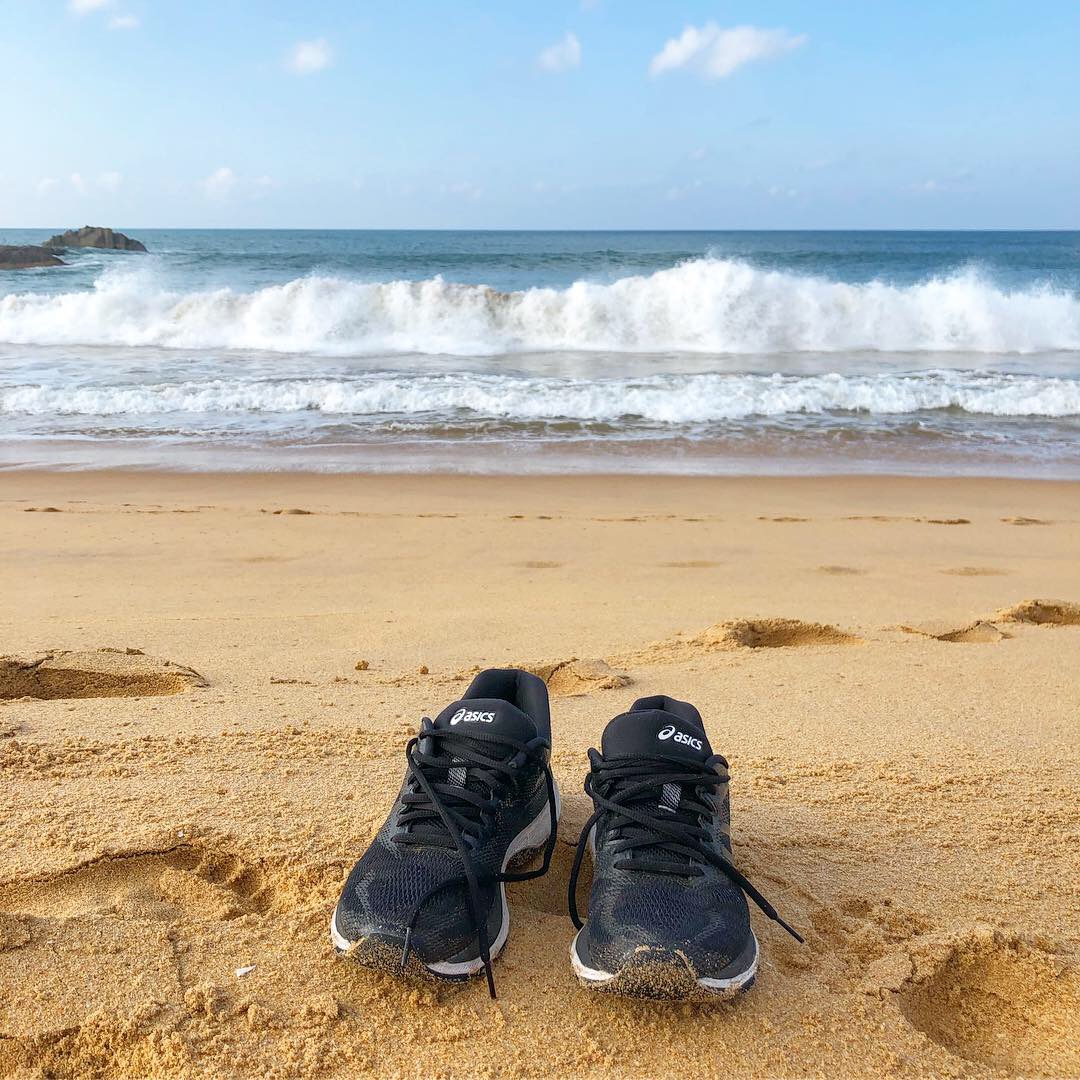 Asicsrunning på Sri Lanka