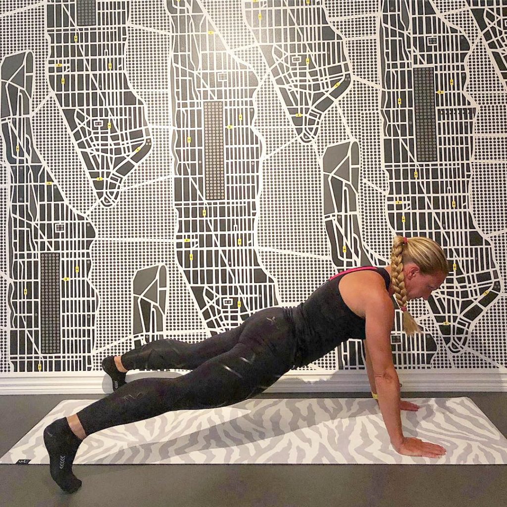 Tabatas utifrån plankposition