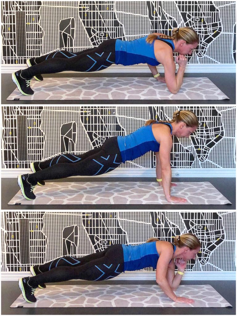 Planka med armbågsdutt