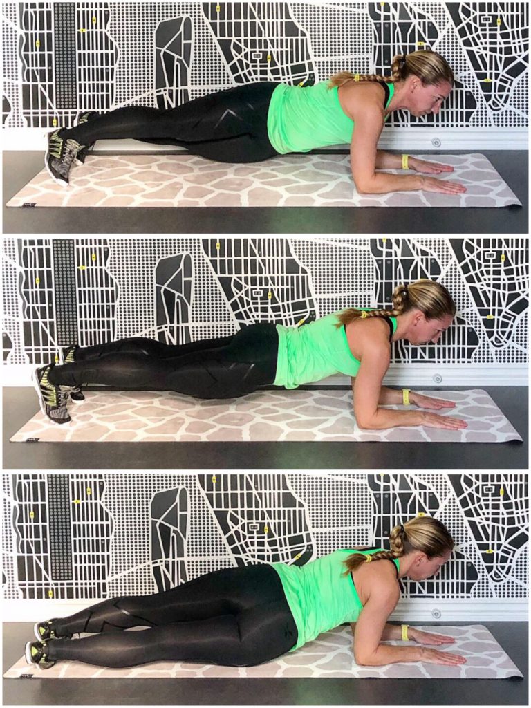 Planka med höft i golv