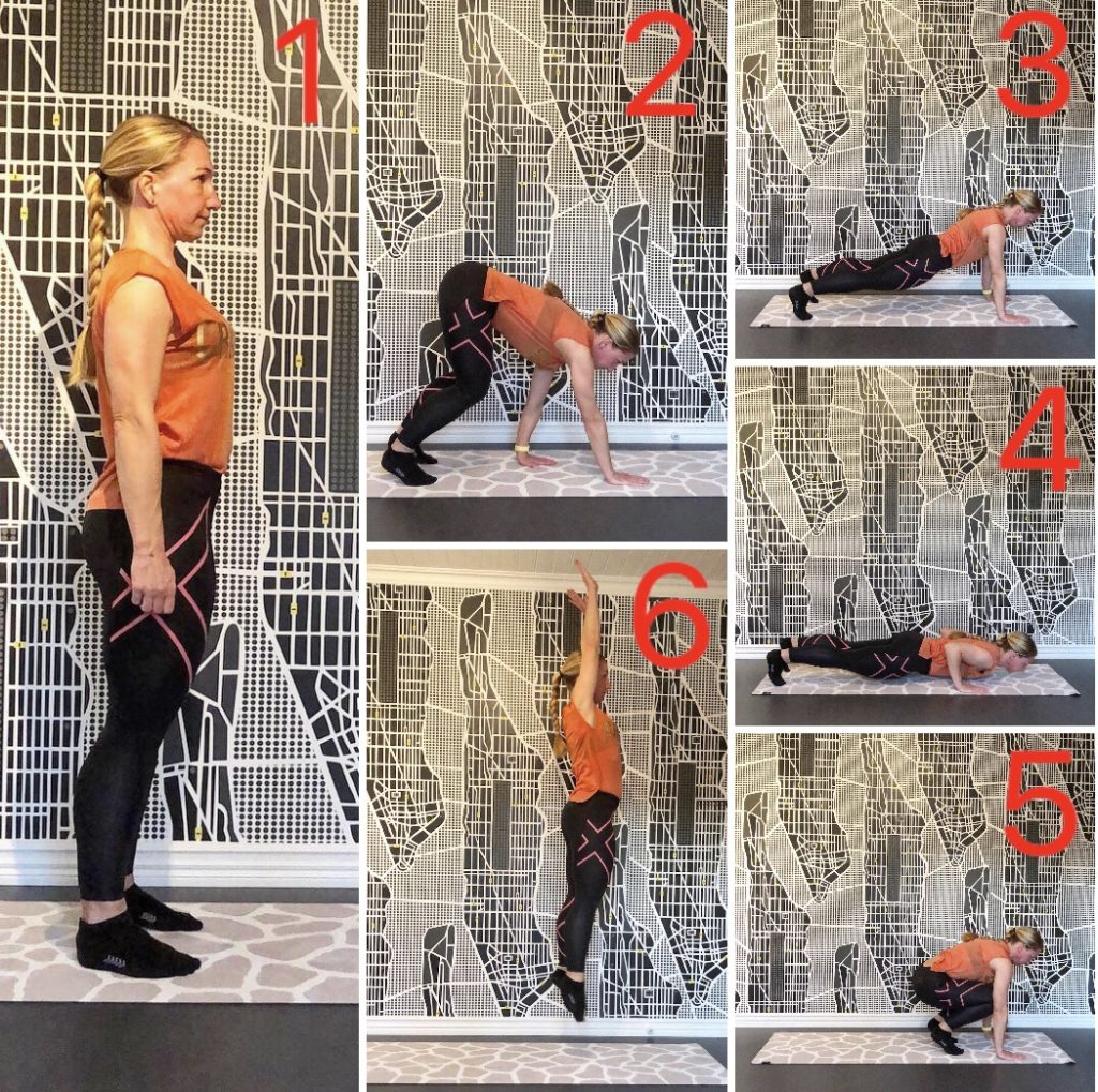 Burpee med crawl out