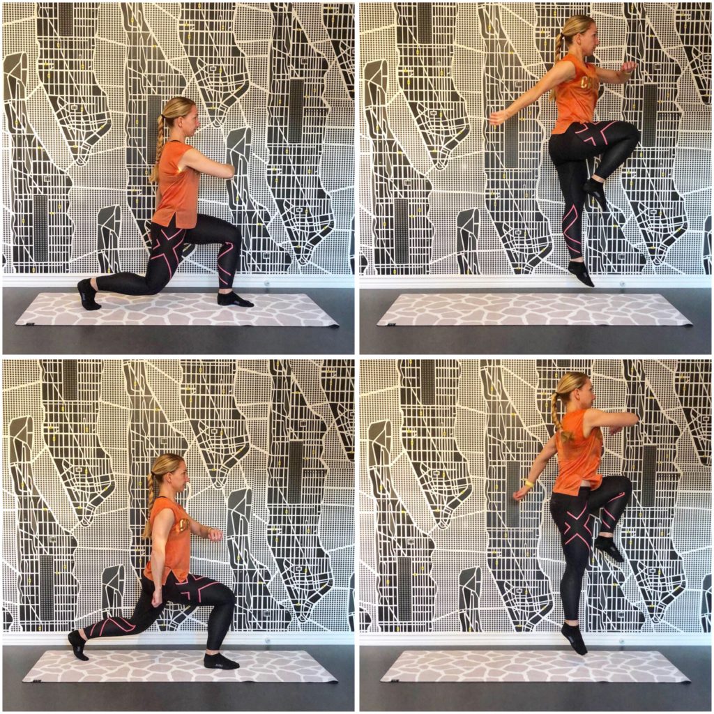 Utfallssteg med upphopp