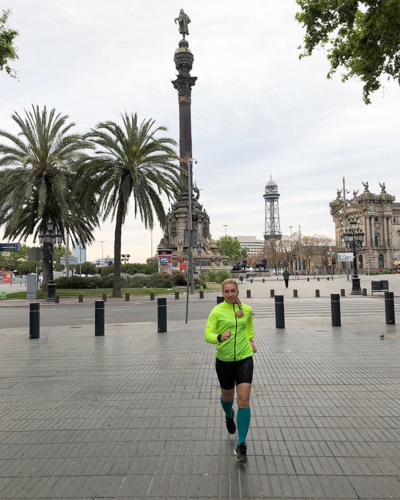 Running in Barcelona