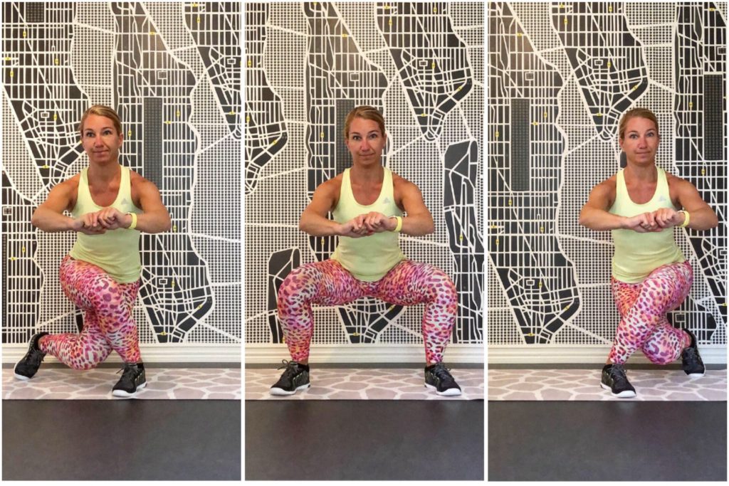 benböj med sneda utfallssteg bakåt