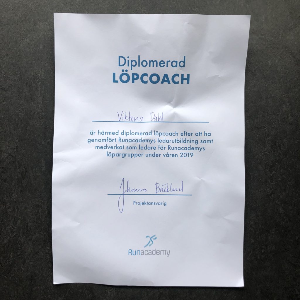 Diplomerad löpcoach
