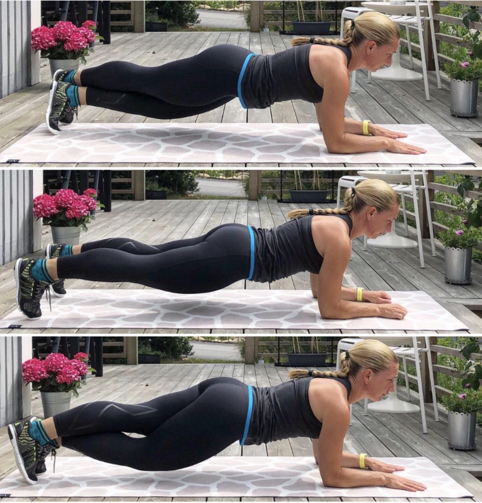 planka med benförflyttning