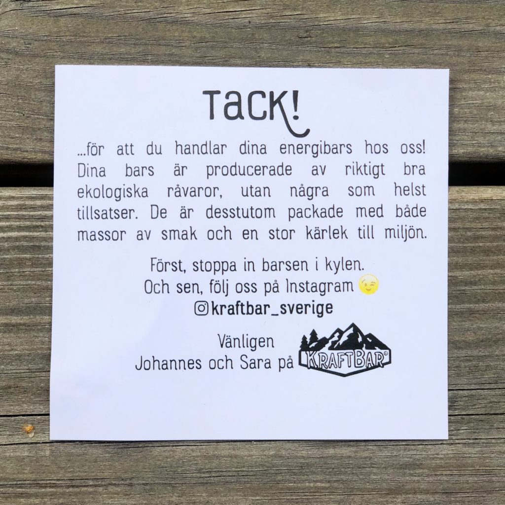Tack från Kraftbar