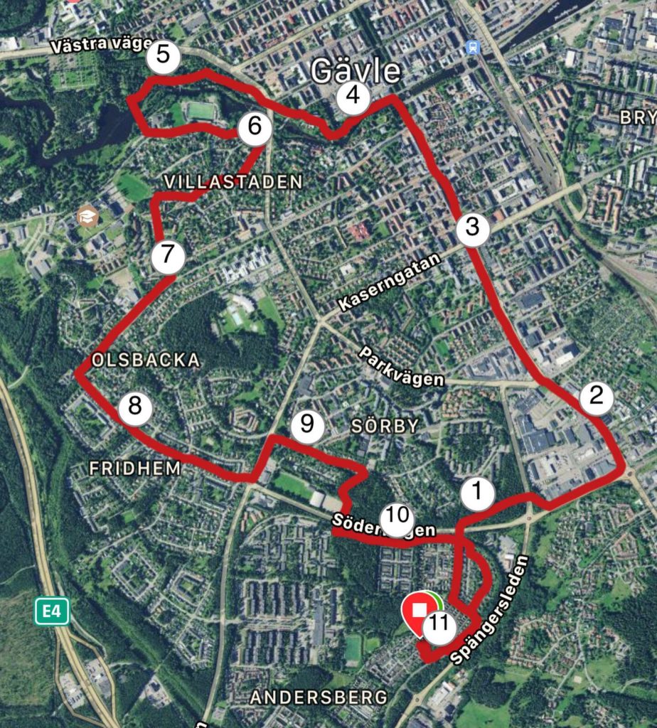 Morgonmil i Gävle