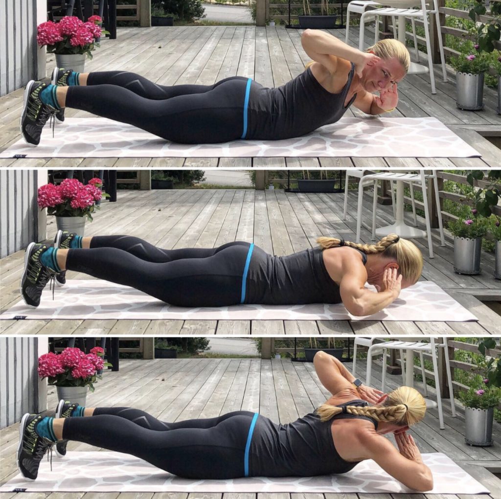 Rygglyft med vridning