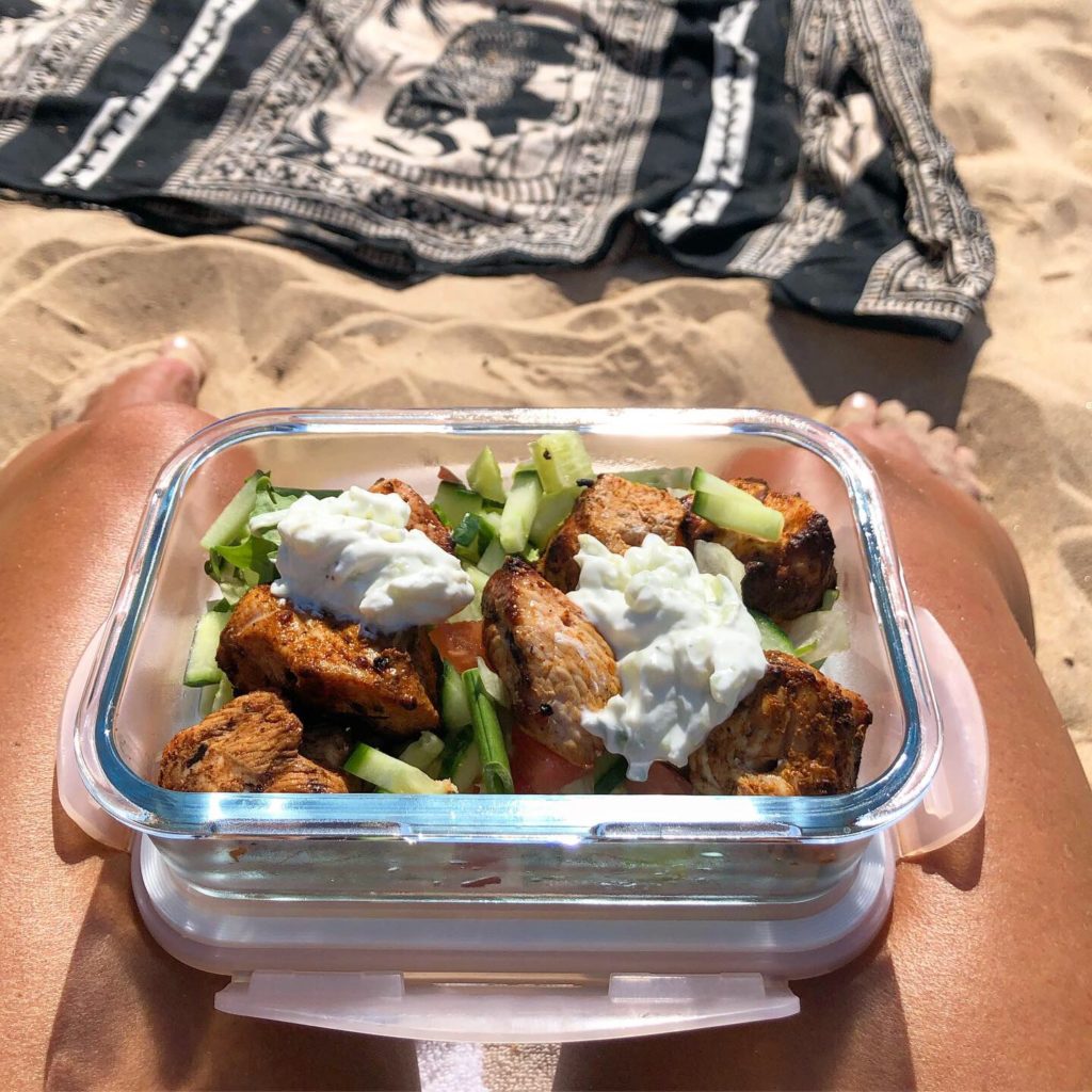 Lunch på stranden