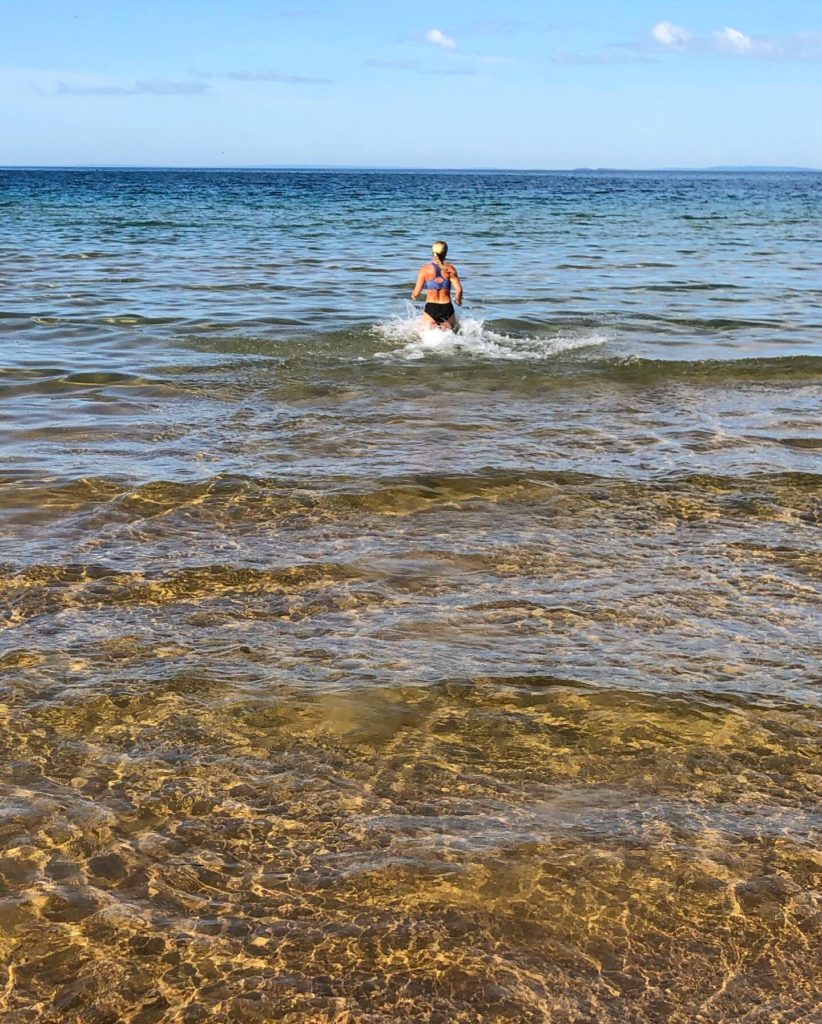 Sprang i vattnet