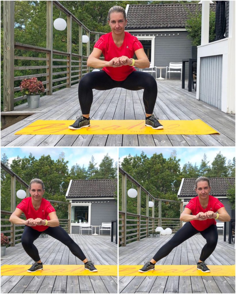 bodyweigth sway squat