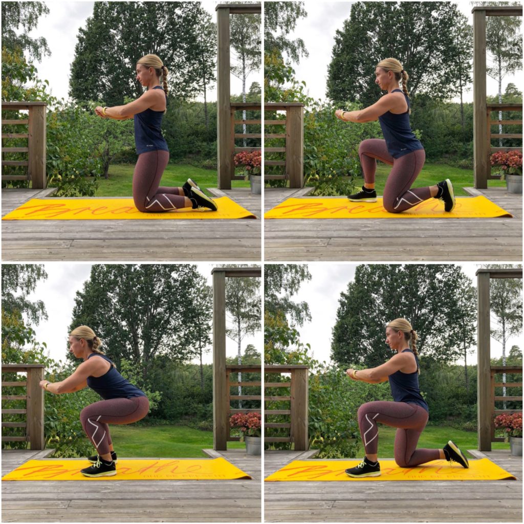 Knä till squat