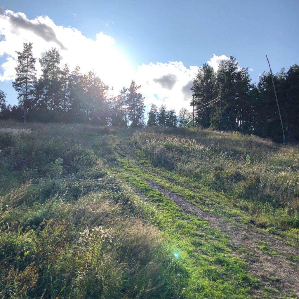 Löpning hela vägen upp