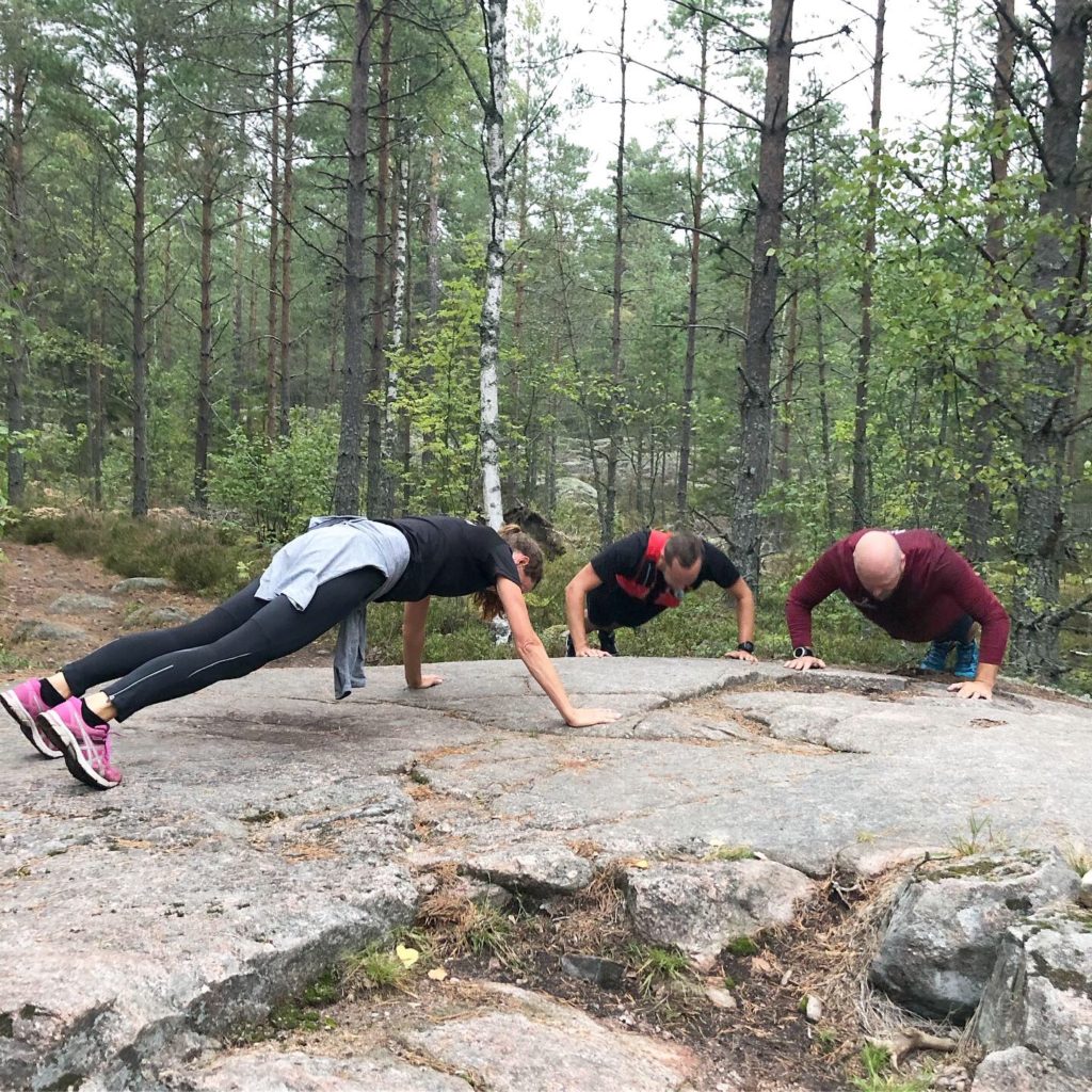 Styrka under löppasset