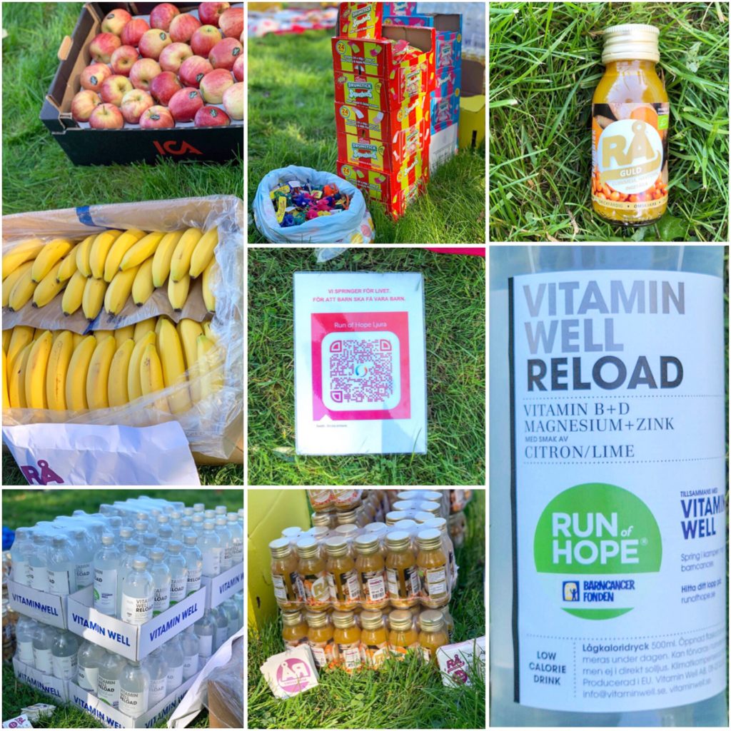 Sponsrad mat och dryck Run of Hope