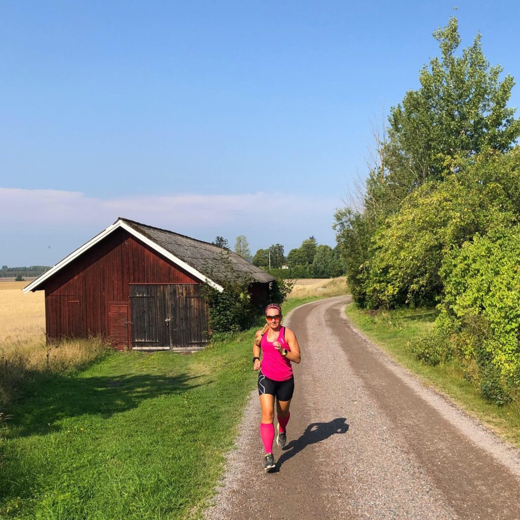 Pigg dagen efter och kan springa milen