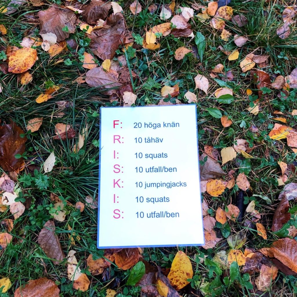 Träna ditt namn FRISKIS