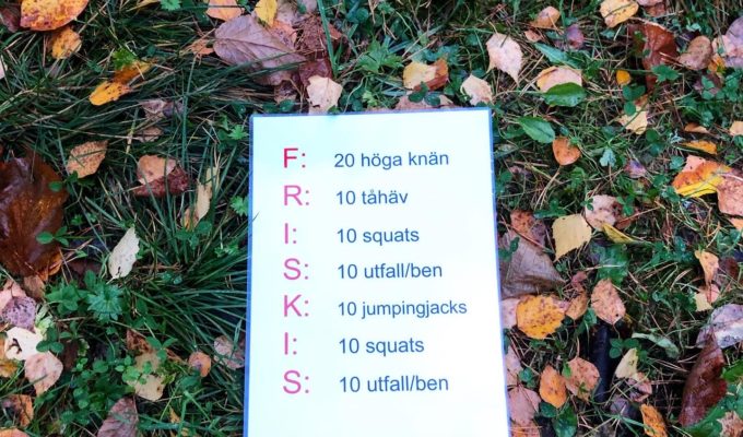 Träna ditt namn FRISKIS