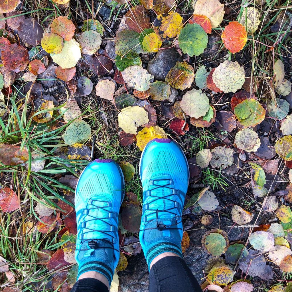 Höstlöv och salomonrunning