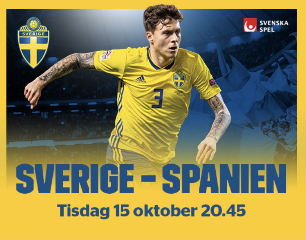 Landskamp Sverige - Spanien