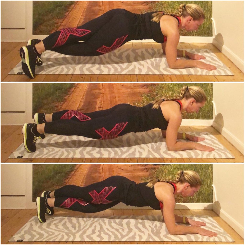 Planka med benförflyttning