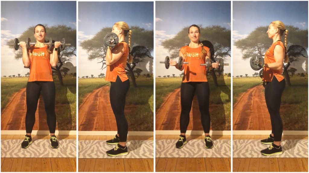 Biceps - Från axel till 90 grader