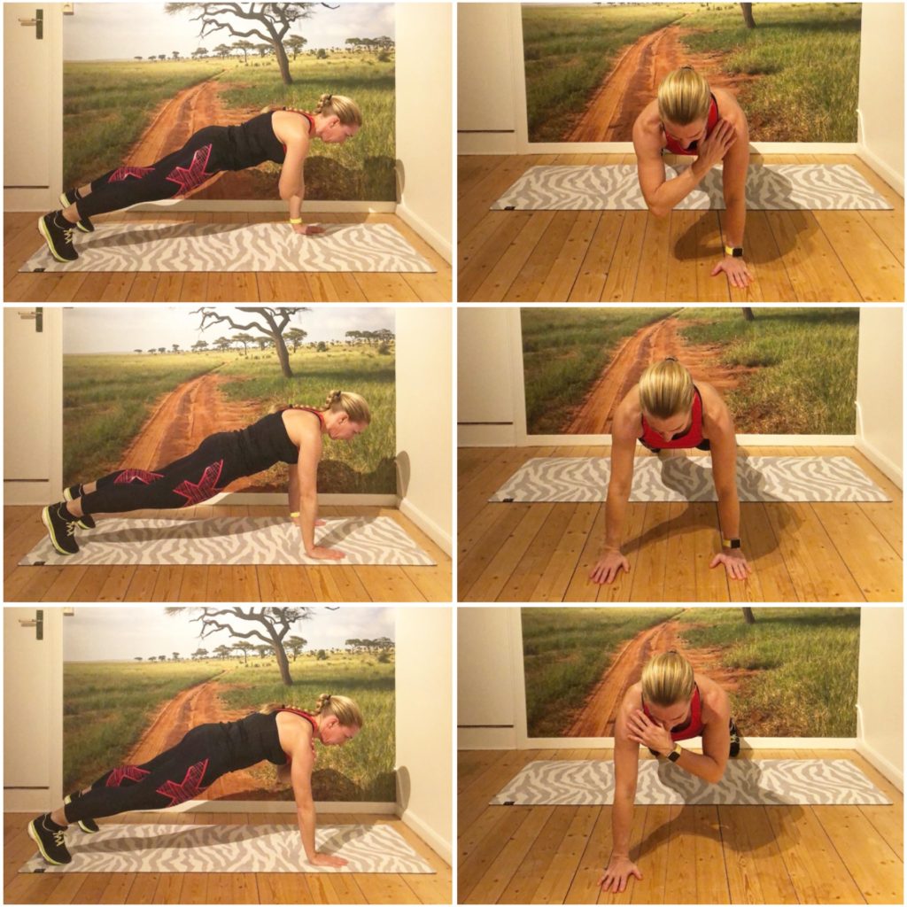 Planka med axelklapp