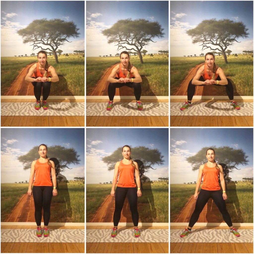 100 squats i pyramid