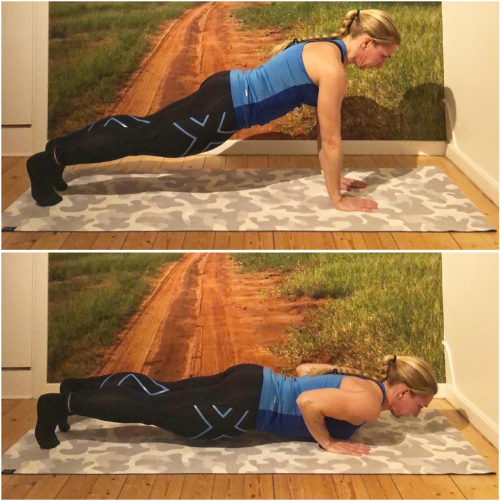 Armhävningar - smala