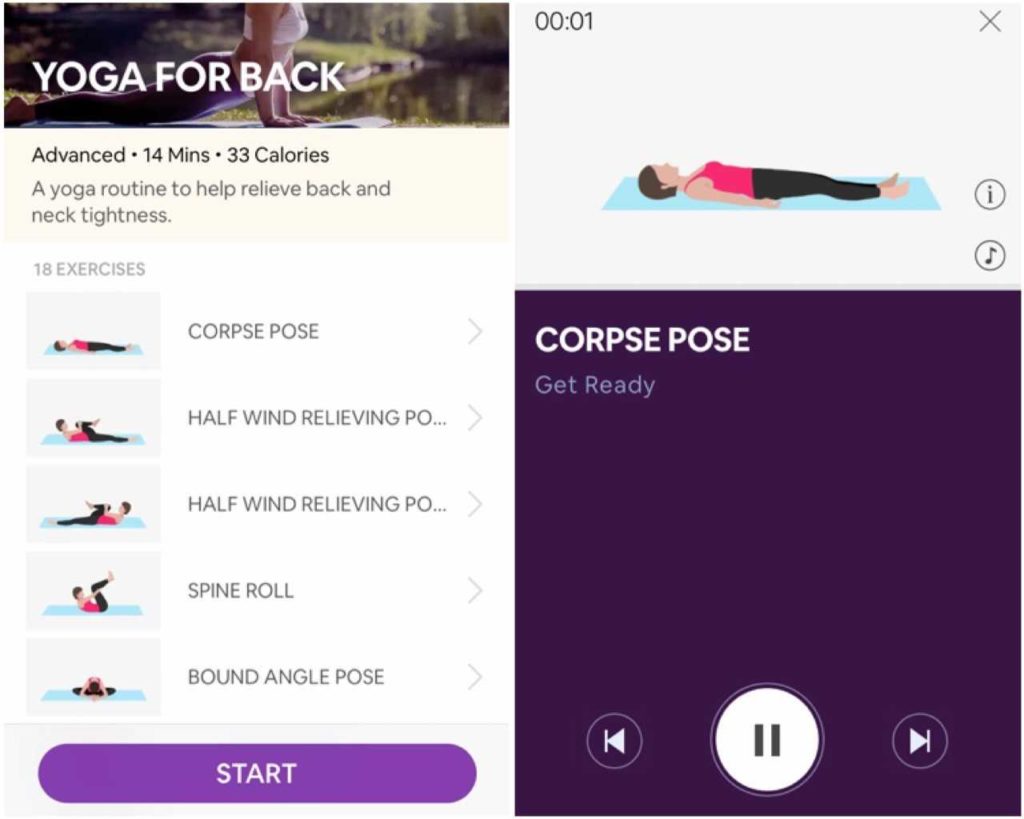 Yoga app