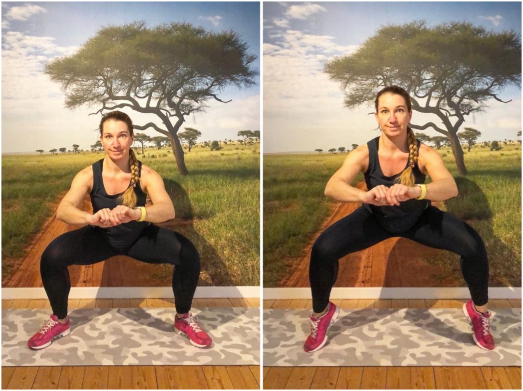 Sumosquats med hällyft