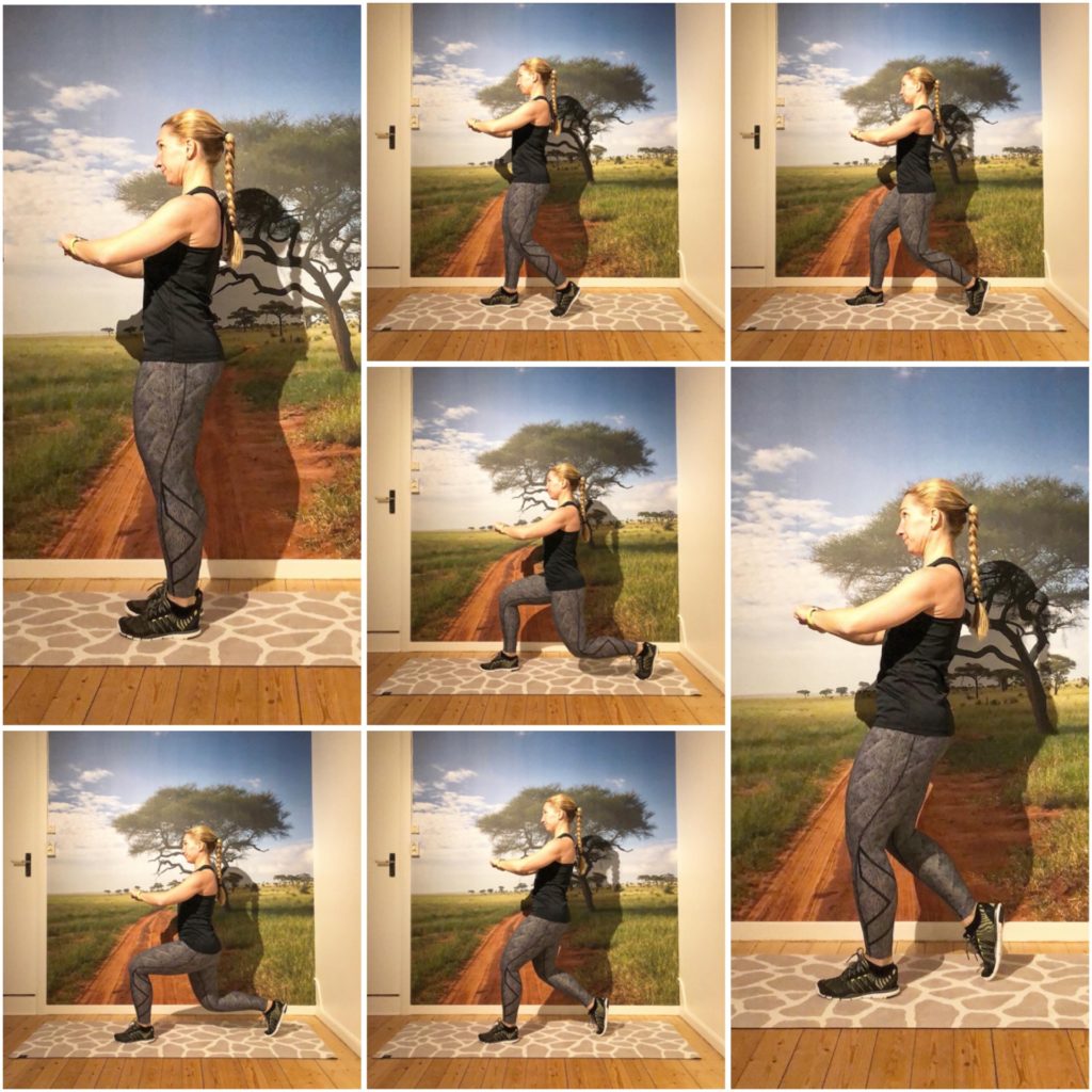 3-stegs utfall bakåt