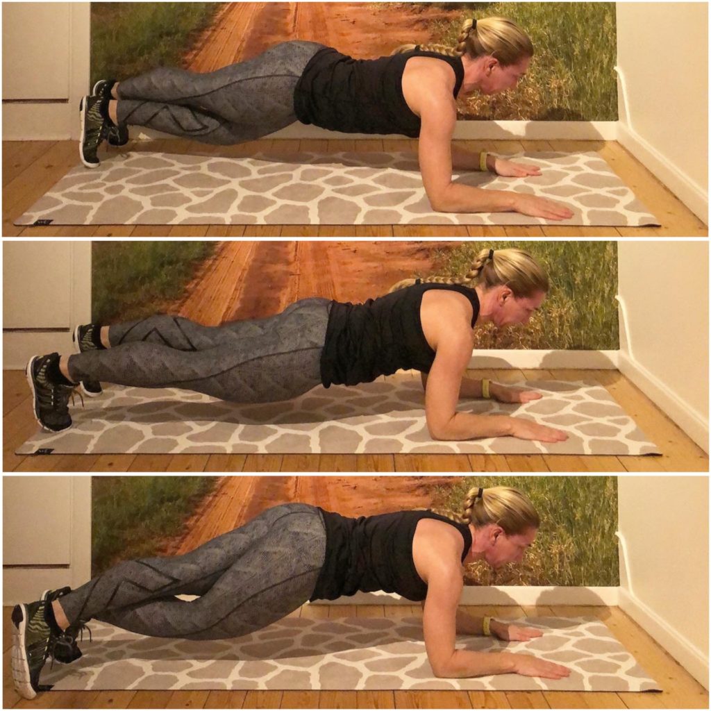 Planka med benförflyttning