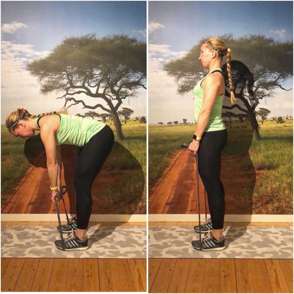 Marklyft med gummiband