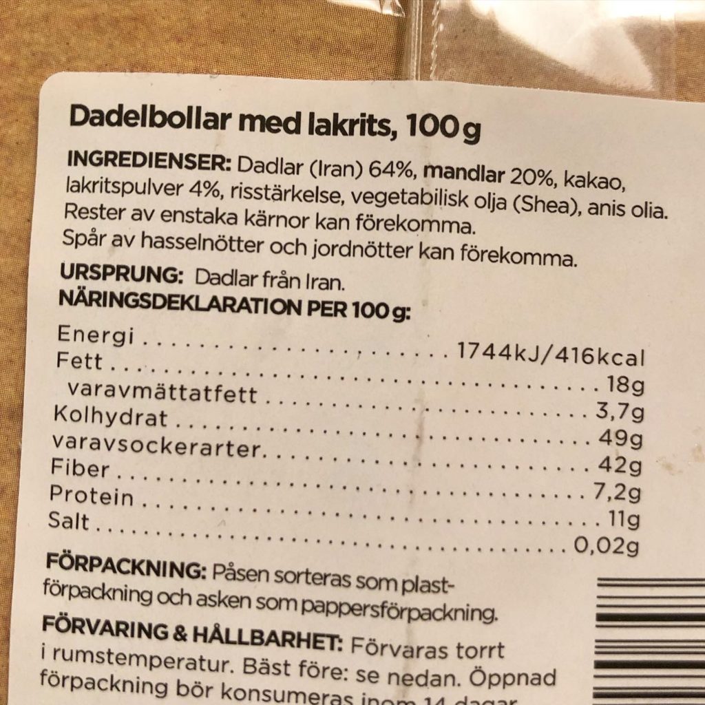 Dadelbollar med lakrits